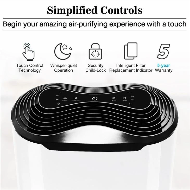 High Cadr Air Purifier For Room Office