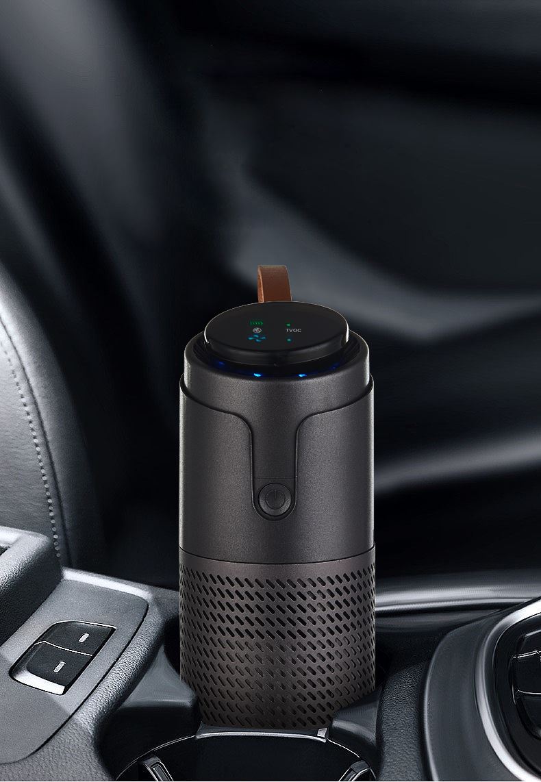 ckj -01ダストセンサーを備えたミニカーエア浄化器